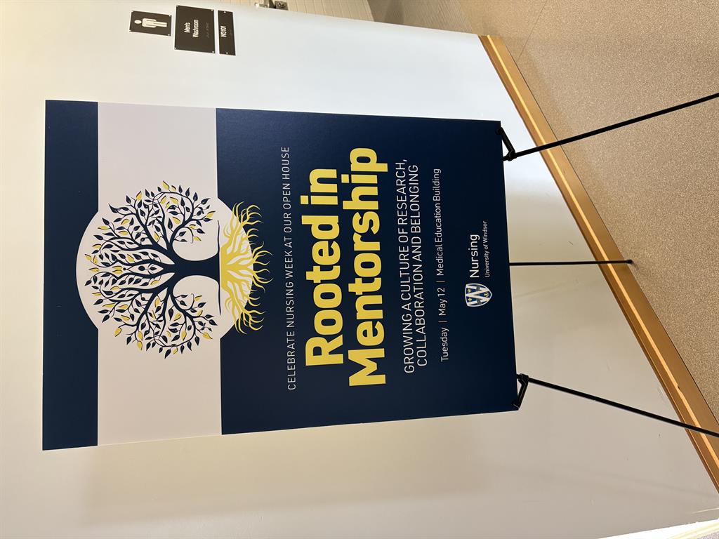 A poster at the University of Windsor Nursing Symposium